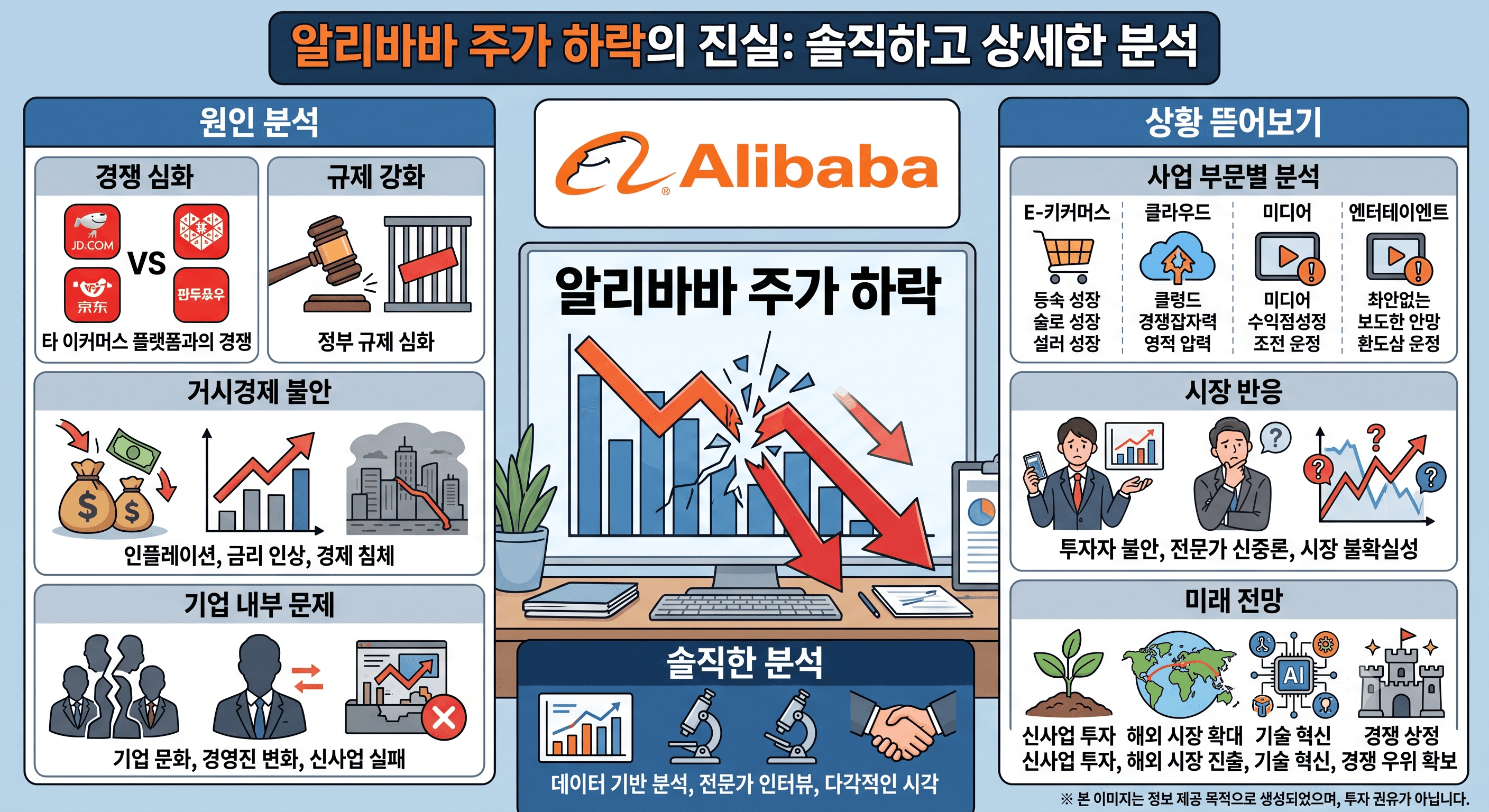 알리바바 주가 하락의 진실: 원인 분석과 상황 정리