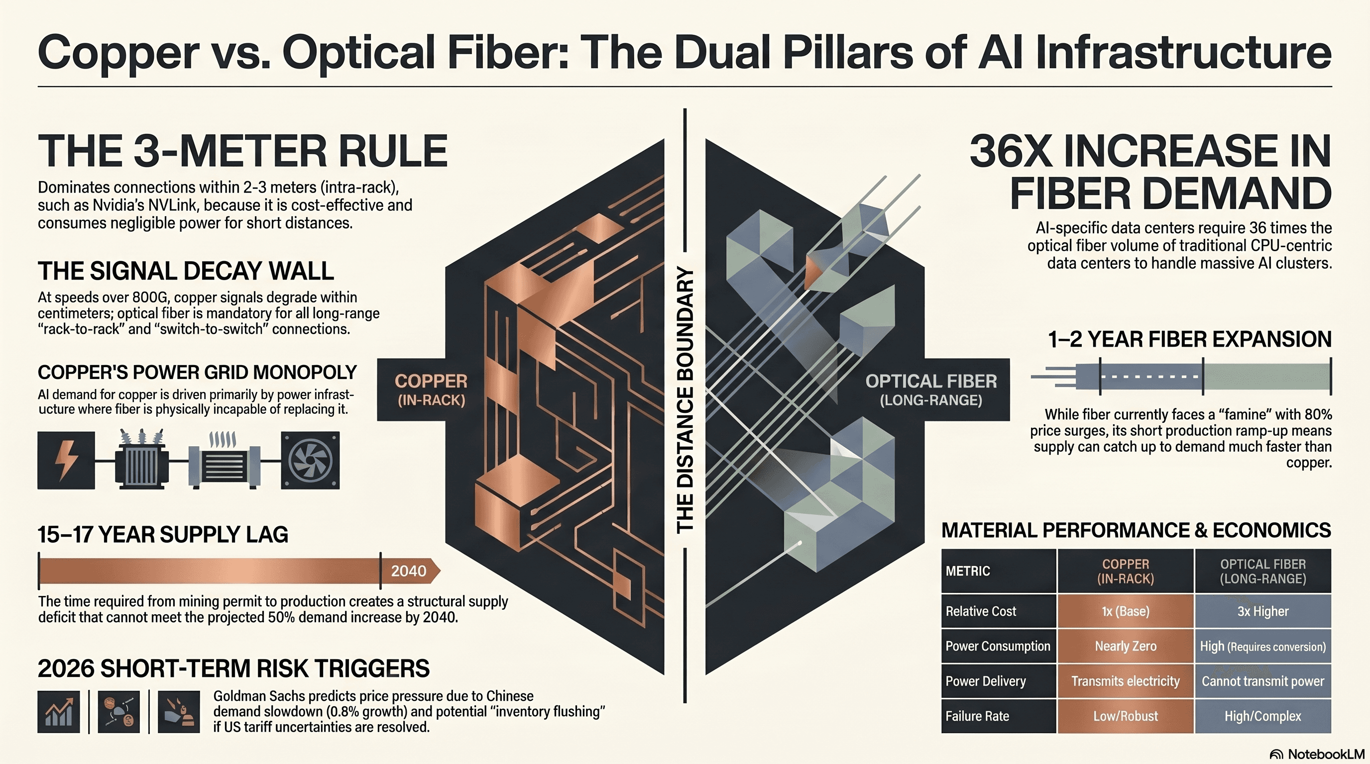 Copper vs. Optical Fiber: The Dual Pillars of AI Infrastructure