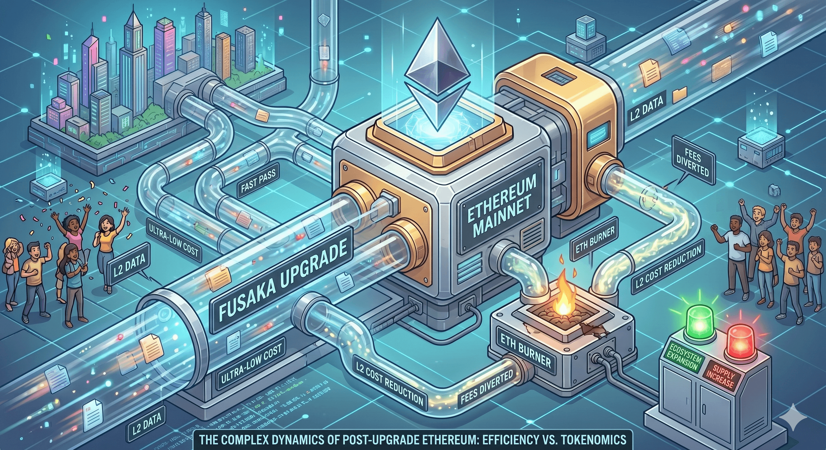 Fusaka 업그레이드: 효율성 vs 토큰이코노믹스 딜레마