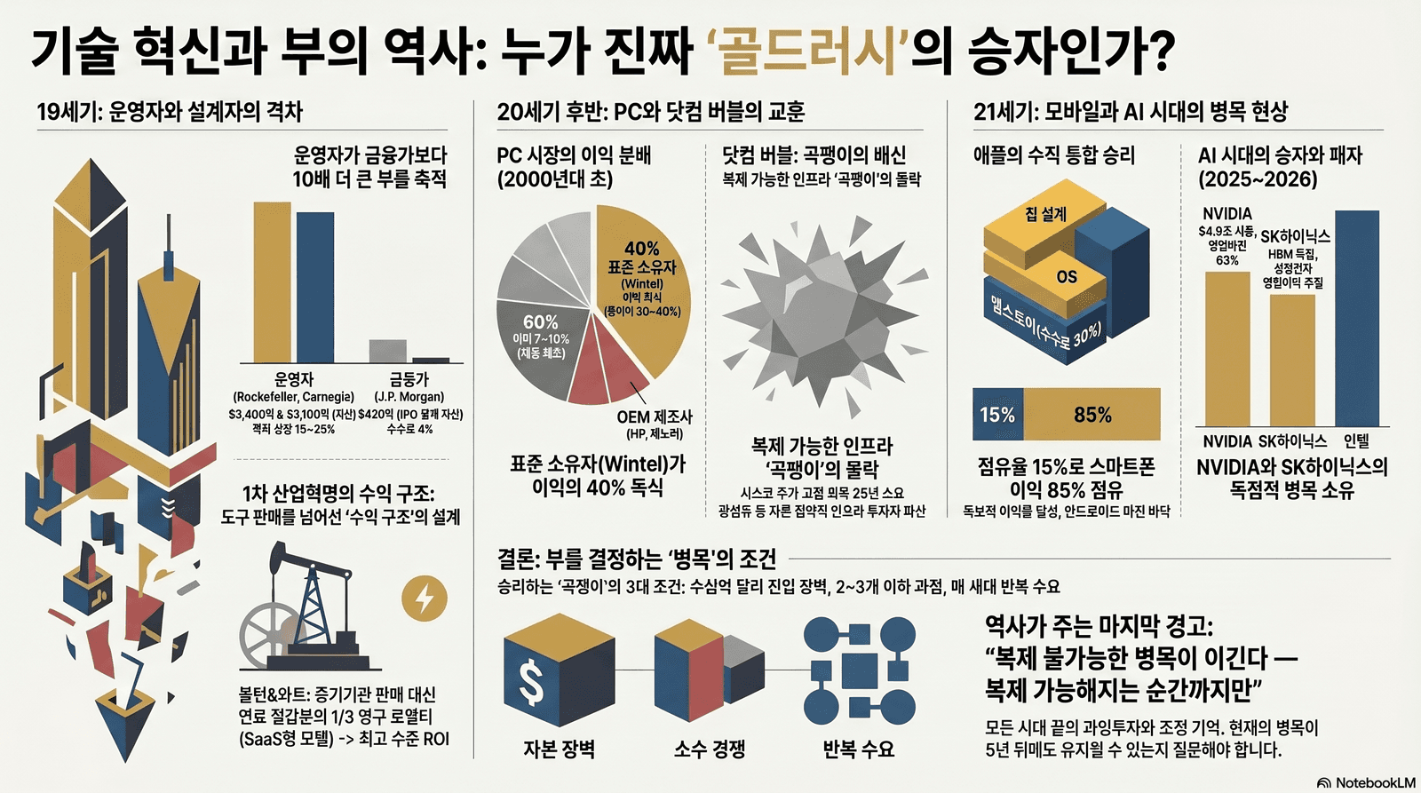 기술 혁신과 부의 역사 요약