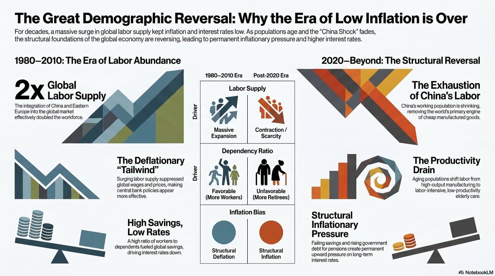 The Great Demographic Reversal — Why the Era of Low Inflation Is Over