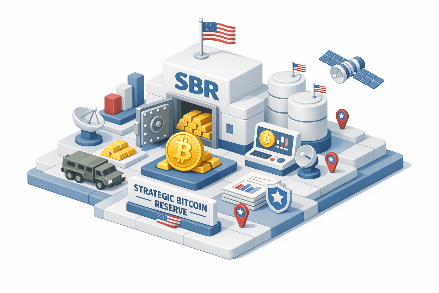 미국 전략 비트코인 준비금 SBR 논쟁